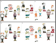 【画像】この「動かすと人数が変わる絵」の理由を言語化出来ない助けて