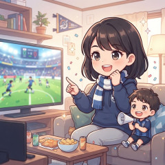 影山優佳(25)「弟と観戦会ンゴね～」