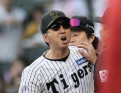 8回表、満塁の場面で熊谷敬宥に代打を出さない藤川の采配、キレられる