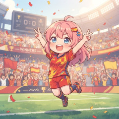 W杯 スペインの勝ち