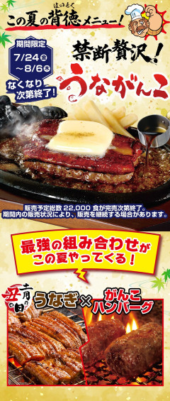 【画像】ステーキハウスさん、ハンバーグにうなぎを乗せるｗｗｗｗｗｗｗｗｗ