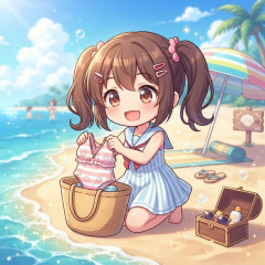 海開きの準備👙