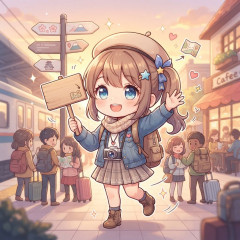 出身地を書くと旅人がコメントしてくれるトピ