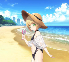 「今年も夏の太陽は容赦がりません。だから真夏のセラフィールがみなさんを怪人からも太陽からも守ってみせます！」アリスソフト・超昂大戦・新イベント・降ってきた少女と夏のＵＦＯ