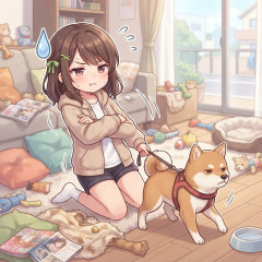 犬の世話を嫌がる彼氏