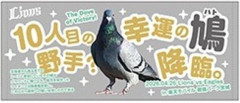 【朗報】西武の「幸運の鳩」、ついに公式グッズ化！