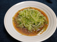 きゅうりで冷やし中華作ったから見て！