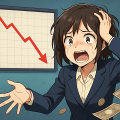 キオクシア、世紀の大暴落！お金かえぢて！😭   #悲報 |  -10,950