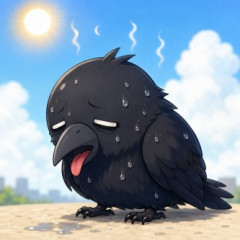 【画像】猛暑でカラス死亡ｗｗｗｗｗｗｗｗｗｗｗｗｗｗｗｗｗｗｗｗ
