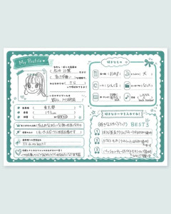 【画像】JKレーサーのプロフ帳、可愛いと話題ｗｗｗｗ
