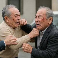 76歳と77歳の男同士が殴りあい 2人とも傷害容疑で現行犯逮捕   #静岡 |  これで治療費が一割負担ってのがおかしい