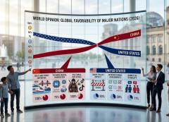 中国の好感度が米国を上回る、トランプ政権で信頼急落…米調査機関！