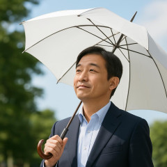 玉川徹さん、男性の日傘に「差してる方が涼しい、って分かっちゃった」Ｘでも「男性の日傘も市民権を得て来た」   |  俺も何年か前から夏は日傘さしてる
