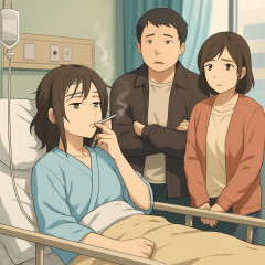 「手術終わったから吸っちゃった」病室でタバコ、家族呼ばれ強制退院