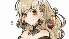 すみすさんの「アトランティススタイルのデメテルさんの三つ編みの中は住み心地が良さそう（鳥目線）」