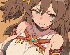 【ウマ娘】秋イナリは通常と違ってサラシで抑えきれてないのがよくわかる。