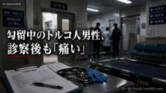 【警視庁高尾署】勾留中のトルコ人男性、診察後も「痛い」 朝日新聞 「あーこれ見えてきました、死亡までの経緯」