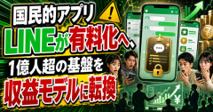 【悲報】国民的アプリLINEが有料化へ、1億人超の基盤を収益モデルに転換　→こういうことだった