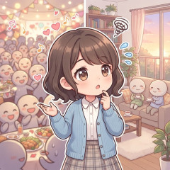 大人数の集まり、少人数の集まり、どっちがいいですか？