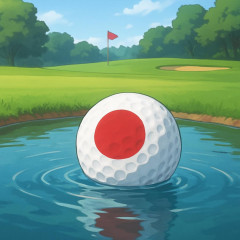朝日新聞「日の丸付きのゴルフボールが池ポチャしたら国旗損壊罪？」