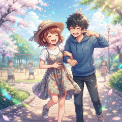 子供と友達のおふざけ