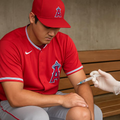 大谷翔平、左膝に潤滑剤を注射   #MLB |  本来のバランスはこれなのに、無理やり筋肉と脂肪で増量してるんだもんな