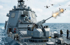 結局、護衛艦がドローンに対処するには30～57㎜砲を2～4基搭載するのが最適解なのか？！