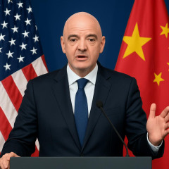 FIFA・インファンティーノ会長、アメリカと中国のワールドカップ共同開催を提案   #サッカー