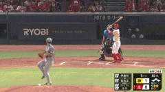 【広島対阪神14回戦】広島、5回裏1アウト満塁から菊池の犠牲フライで同点に追いつく！！！！！！！！！！！！