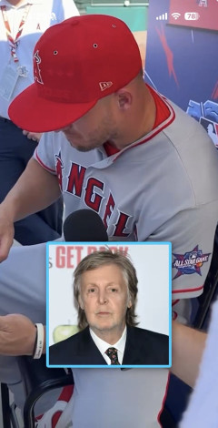 【悲報】マイク・トラウトさん、ポール・マッカートニーを知らなi