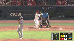 【広島対阪神14回戦】広島・坂倉、阪神・伊藤将司から第10号勝ち越しソロホームラン！！！！！！！！！！！！