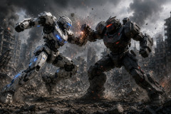 【衝撃】中国のロボット格闘大会、頭部を失っても闘い続けるｗｗｗｗｗ(※動画あり)