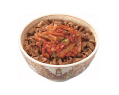 今からすき家でキムチ牛丼買う