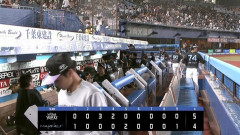 7月18日　ロッテ４－５ソフトバンク　安田が2本の適時打など打線は最後まで追い上げ見せるもあと一歩及ばず惜敗