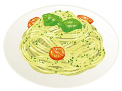 【えげつなく緑】夏の冷製パスタ作ったよ🌻