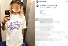 DA PUMP・ISSA、両腕びっしりタトゥー＆金髪ロン毛のワイルド近影に「ごきげんなお顔ですね」 “平成のモテ男”は現在2児のパパに