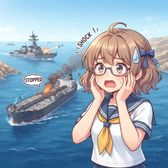 ホルムズ海峡の封鎖に反したタンカー、何故か米軍から攻撃を受けて航行不能に
