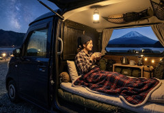 車中泊って夜はドキドキするし、朝は非日常感あるしめちゃくちゃ楽しくないか？