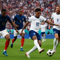 Ｗ杯３決は壮絶な打ち合い。フランスが0-4から猛烈な反撃、イングランドはサカのハット達成で6-4逃げ切り   #サッカー