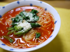 ラーメンの新しい味考えた