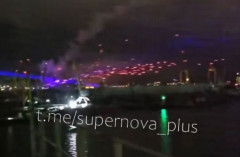 ロシアのノヴォロシースク海軍基地にドローン攻撃…防空システムが乱れ撃ち！
