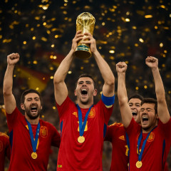 スペインがワールドカップ優勝 #速報 | これに比べるとWBCや大谷ってほんとカスだなって思うわw