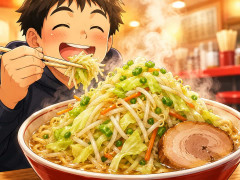 ラーメンはいつも野菜が一番美味しい