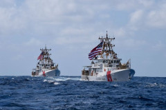 米沿岸警備隊の艦船が南シナ海で活動開始…中国に対抗！