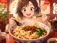 刀削麺食べに来た