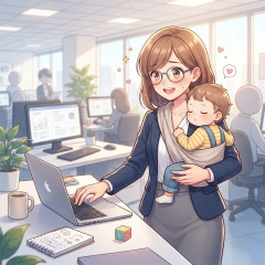 子連れ出勤したことある人
