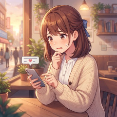 【アラフォー】｢会いたい｣と言われると勇気が出ない【見た目は良くない】