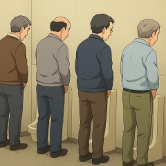 床に溝が切ってあるだけのただの壁におしっこをするタイプの小便所を知ってる世代が集うスレ