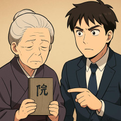 ばあちゃんの戒名「院」で高い金払った もう俺たちで自分の戒名を考えちゃおうよ 俺は「生涯童貞信士」