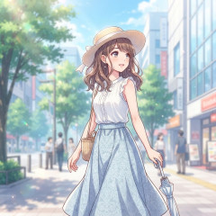 夏の外出着
